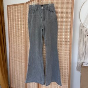 Gray Lee Jeans Flares